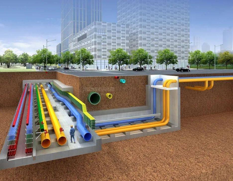 Sponge City Infiltration Tipes, подземные трубные галереи